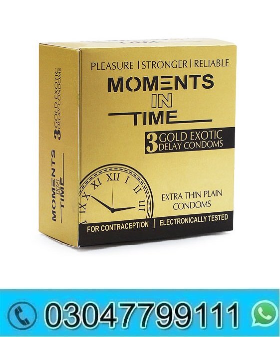 Moments Gold Exotic Delay Condom in Pakistan
