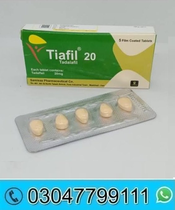 Tiafil Tadalafil 20mg Tablets in Pakistan