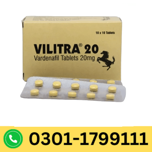Vilitra Vardenafil 20mg Tablets in Pakistan