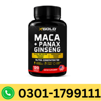 X Gold Health Maca Plus Panax Ginseng Capsules