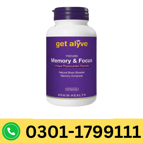 Get Alyve Focuss Memory & Focus 60 Capsules